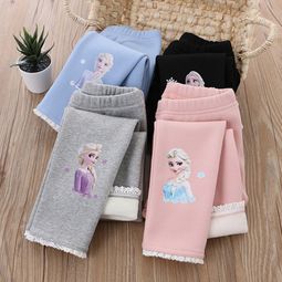 나와또 겨울왕국 기모 레이스 레깅스