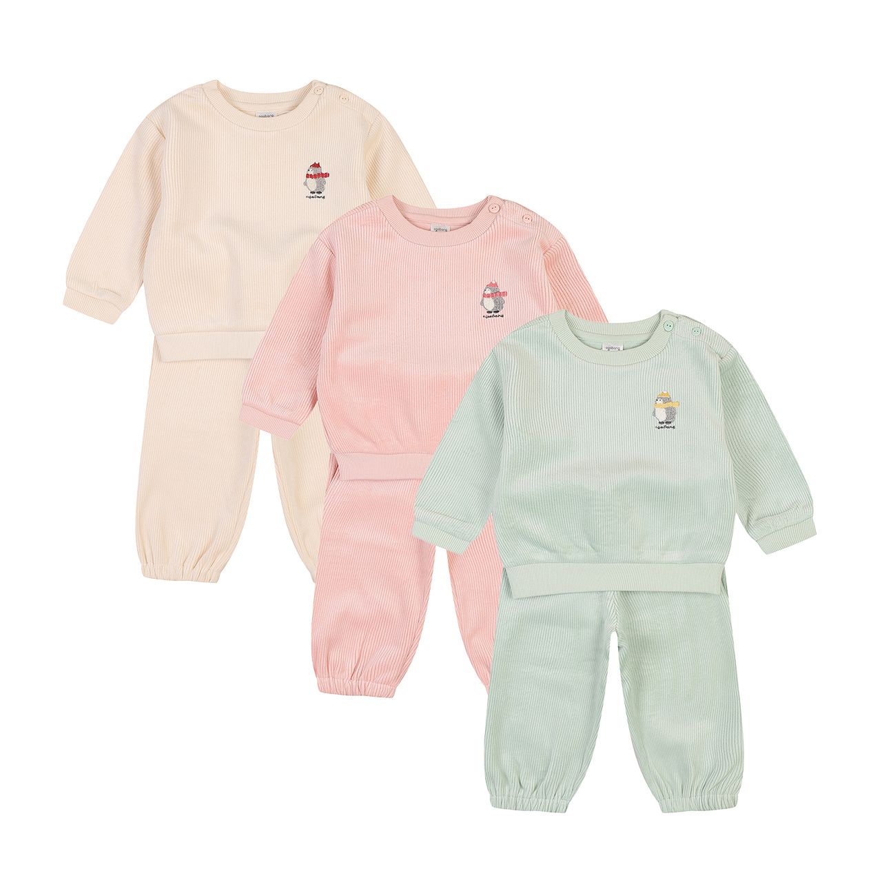 [아가방 겨울]레브골벨로아밍크상하(CREAM,PINK,MINT)_01S753005