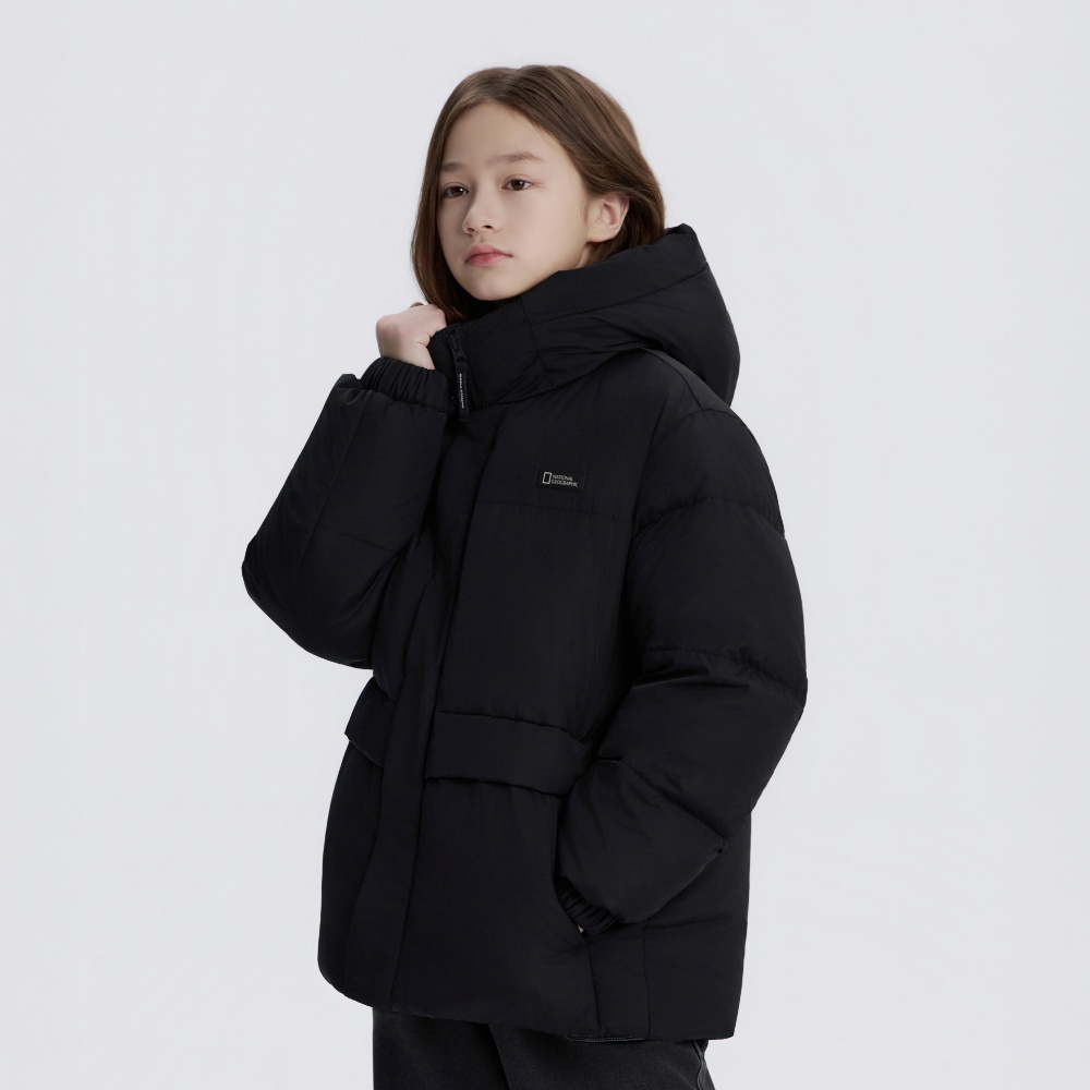 내셔널지오그래픽 K254UDW930 카이만 숏 덕 다운 점퍼 CARBON BLACK